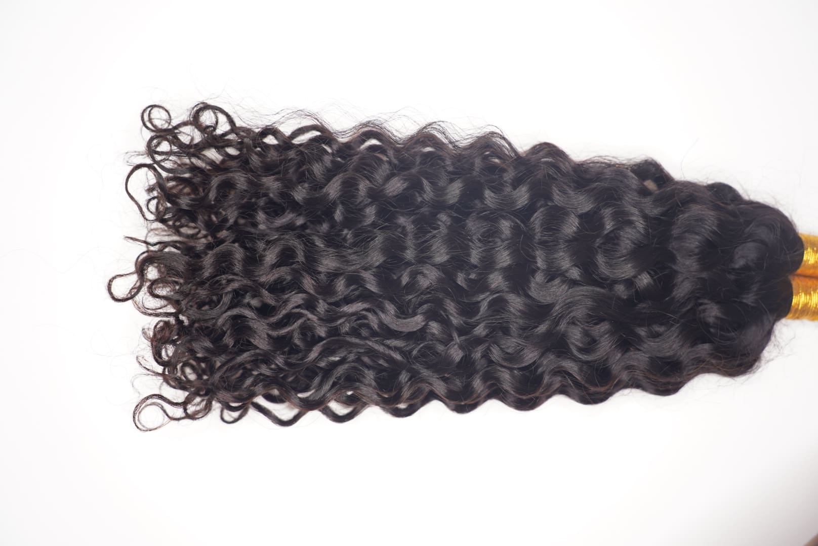 Crown Hair Supply Italian Curly Human Hair Braiding Hair – 200g Double Pack - Image 4